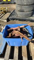 Tub of heavy slings, and two boomers
