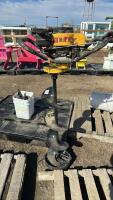 GIPHY Gas powered ice auger