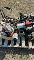 PALLET OF HYDRAULIC VALVES + MISC