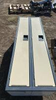 Double steel locker