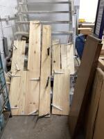 (11) ASSORTED WOODEN SHELVES