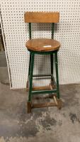 STOOL THAT HAS BEEN RAISED UP
