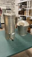 CREAM SEPARATOR, STRAINING PAIL