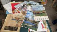 VINTAGE NEWPAPERS, CALENDARS, MISC PAPERS, RECORD SLEEVES