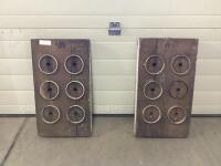 (2) CUSTOM WOODEN BOARDS