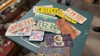 VINTAGE ALBERTA & SASK. LICENSE PLATES