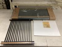 RECORD RACK HOLDER, SQUARE CANVAS & HYLLIS METAL SHELF
