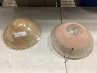 (2) CEILING LIGHT FIXTURES