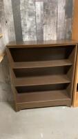 DARK BROWN BOOKSHELF