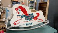 SPRING/ROCKING HORSE W/ SEAT