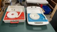 (2) KIDS ELECTRIC RECORD PLAYERS - MICKEY MOUSE & GE