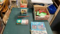 VINTAGE CONSTRUCTION/BUILDING TOYS