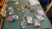 MISC TOYS - ANIMALS, BURGER KING BEYBLADES, TRANSFORMERS, HOT WHEEL CARS, PLASTIC CARS