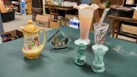 MISC VINTAGE GLASSWARE