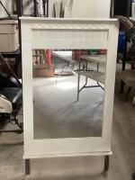 WOODEN DRESSER MIRROR