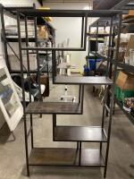 METAL FRAME BOOK SHELF