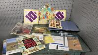 EMPTY CASSETTE CASE , OLD CALENDARS & NEWSPAPERS, MAGAZINES, RELIGIOUS PICTURE