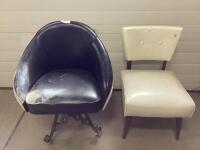 ROLLABLE CHAIR & DINING CHAIR