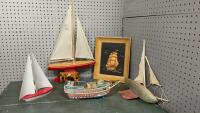 COLLECTION OF BOAT RELATED ITEMS