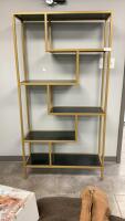 SHELF UNIT W/ FLOATING LOOK SHELVES