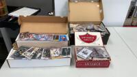 (4) SMALL BOXES OF ASSORTED HOCKEY TRADING CARDS