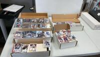 (5) ASSORTED SIZE BOXES OF HOCKEY TRADING CARDS