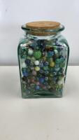 JAR FULL OF MARBLES