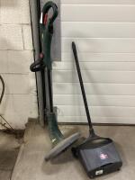 YARD-WORKS GRASS TRIMMER & RUBBERMAID DUSK PAN
