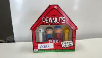 NEW IN PACKAGE PEANUTS PEZ DISPENSERS W/ CANDY