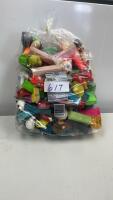 ASSORTED PEZ DISPENSERS - (80) /BAG