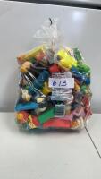 ASSORTED PEZ DISPENSERS - (80) /BAG