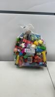 ASSORTED PEZ DISPENSERS - (80) /BAG