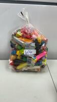 ASSORTED PEZ DISPENSERS - (80) /BAG
