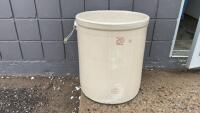 MEDALTA MEDICINE HAT 20 IMP GALLON CROCK - RED STAMPED