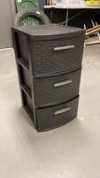 STERILITE 3-DRAWER PLASTIC ORGANIZER