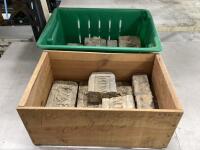(2) CRATES OF BRICKS