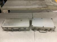 (2) POKER SETS W/ ALUMINUM BOX