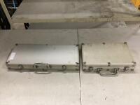 (2) POKER SETS W/ ALUMINUM BOX