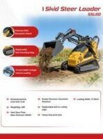 SDLL 60 stand behind skid steer crawler