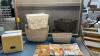 BIONAIRE HUMIDIFIER, MISC BASKETS, COUNTRY HOME MAGAZINES