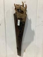 (3) VINTAGE HAND SAWS