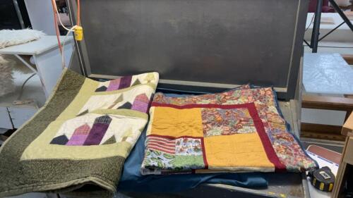 (2) HANDMADE QUILTS