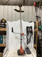 HUSQVARNA 333R STRING TRIMMER W/ HANDLES AND BODY STRAPS