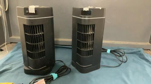 (2) SMALL FANS - BLACKSTONE