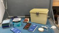 BOX OF OFFICE SUPPLIES
