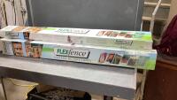 (4) BOXES -FLEX FENCE LOUVER SYSTEM HARDWARE ONLY
