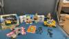 COLLECTION OF FLINTSTONES COLLECTIBLES & A DISNEY MONEY BANK - 2
