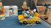 COLLECTION OF FLINTSTONES COLLECTIBLES & A DISNEY MONEY BANK - 7