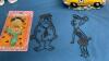 COLLECTION OF FLINTSTONES COLLECTIBLES & A DISNEY MONEY BANK - 8