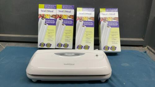 SEAL-A-MEAL VACUUM SEALER W/ (4) BOXES OF STORAGE BAGS